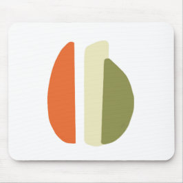 Mousepad abstracto de formas boho