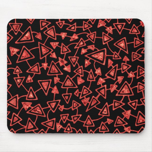 Mousepad Abstrato 021112 - Gelo de amora em preto (Frente)