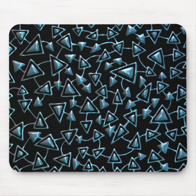 Mousepad Abstrato 021112 - Irídio em preto (Frente)