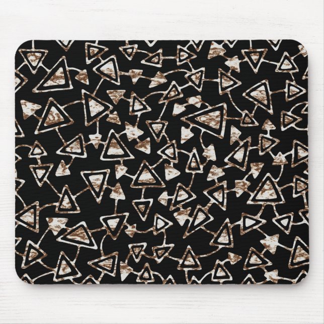 Mousepad Abstrato 021112 - Pintura enferrujada em preto (Frente)