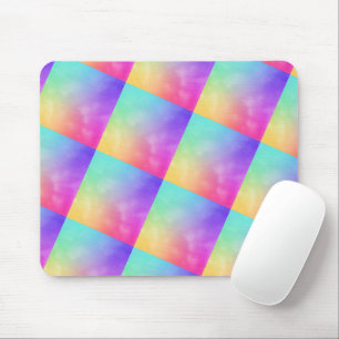Mousepad Abstrato Arco-íris Design Ângulo