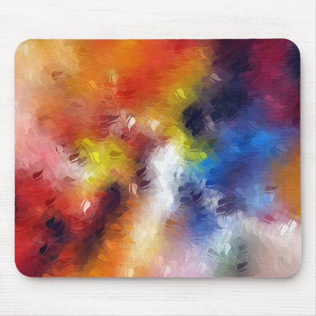 Mousepad Abstrato Art Elegante Modelo Moderno Colorido (Frente)
