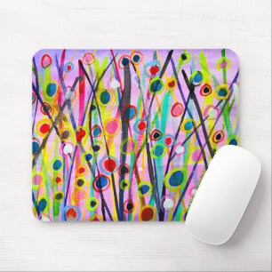 Mousepad abstrato art paisagem colorido