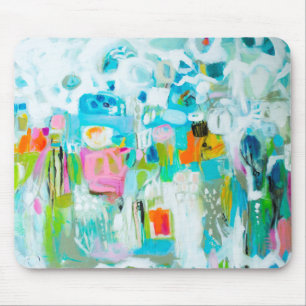 Mousepad Abstrato azul