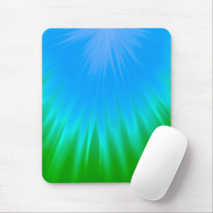 Mousepad Abstrato Azul e Verde