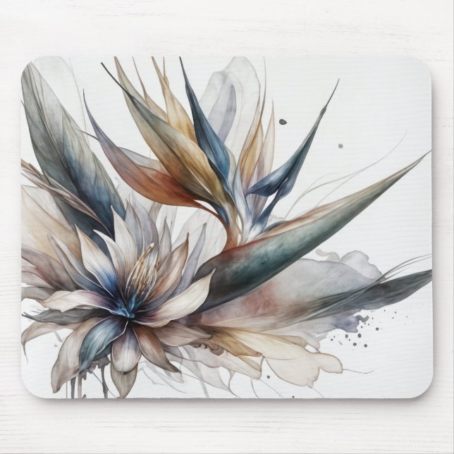 Mousepad Abstrato Bird do Paraíso (Frente)
