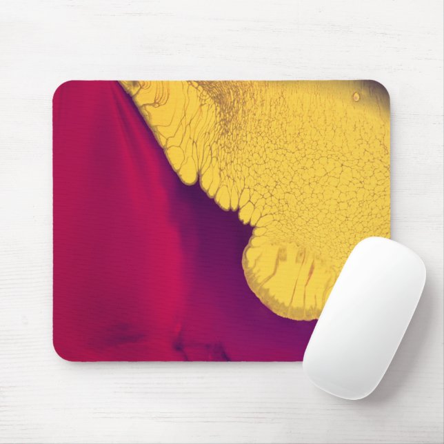 Mousepad Abstrato Brasa Dourada (Com mouse)