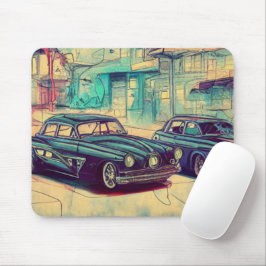 Mousepad Abstrato Classic Cars 1950s