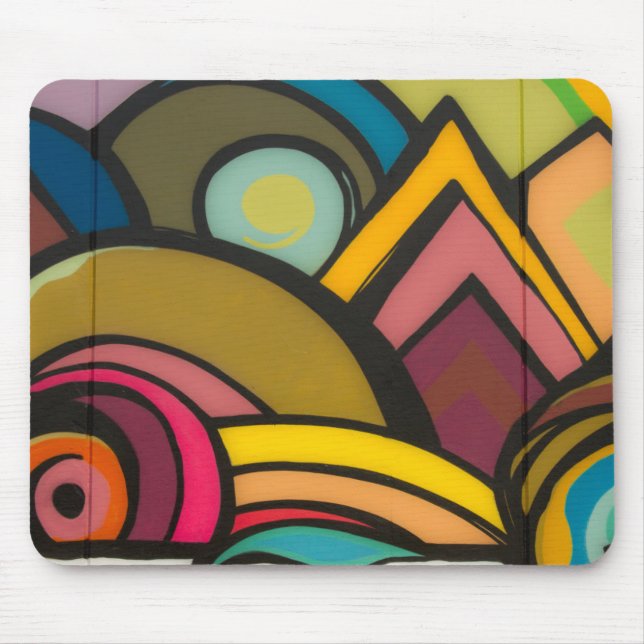 Mousepad Abstrato Color Art (Frente)