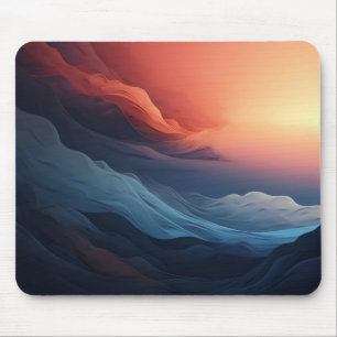 Mousepad Abstrato Cores Sunset