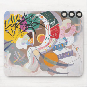 Mousepad Abstrato da curva dominante de Kandinsky