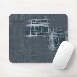 Mousepad Abstrato de aço azul moderno