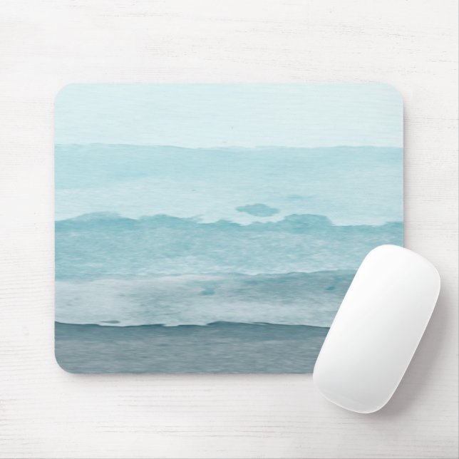 Mousepad Abstrato de aquarela azul (Com mouse)