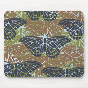 Mousepad Abstrato de borboletas