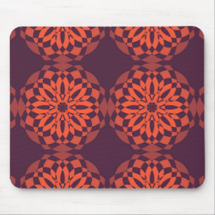 Mousepad Abstrato de flores legal, único, de tendências