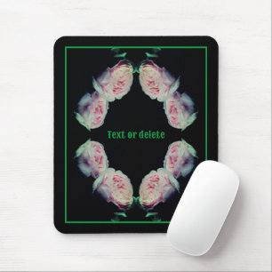 Mousepad Abstrato de Par Rosa Personalizado