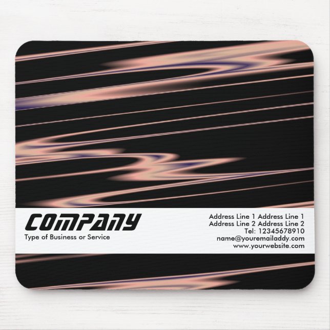 Mousepad Abstrato de trands de cobre, empresa (Frente)