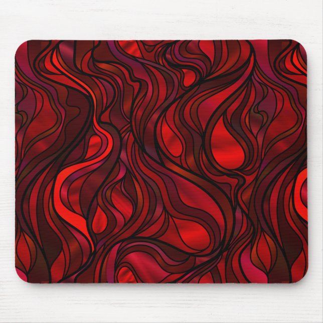 Mousepad Abstrato de Vidro Retido (Frente)