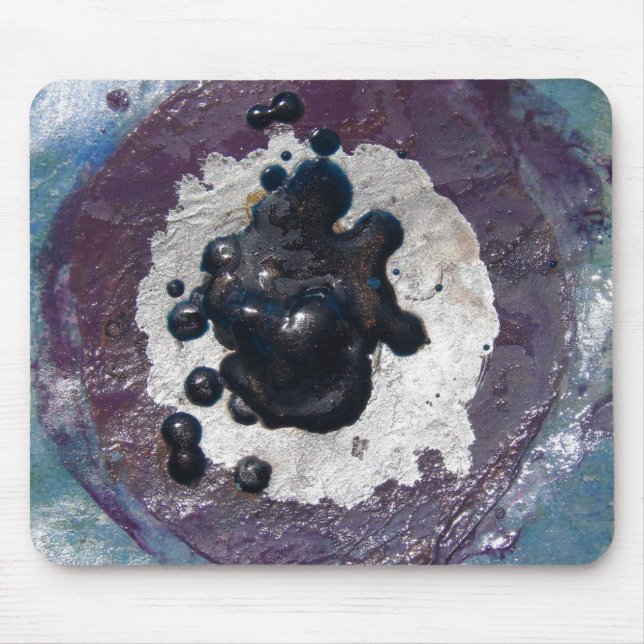 Mousepad Abstrato derretido da poça do pastel (Frente)