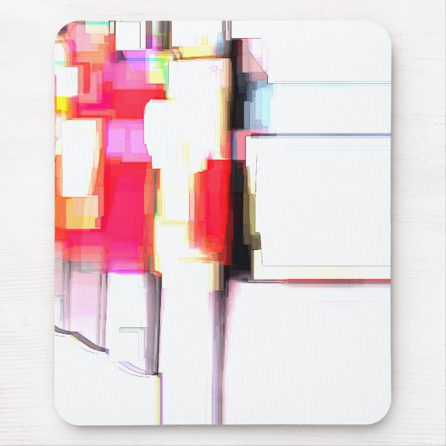 Mousepad abstrato digital "Blink" (Frente)