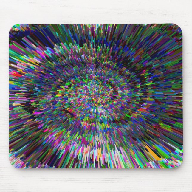 Mousepad abstrato dimensional da arte 3D (Frente)