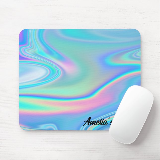 Mousepad Abstrato do Pastel Holograph (Com mouse)