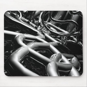 Mousepad Abstrato dos tubos do metal