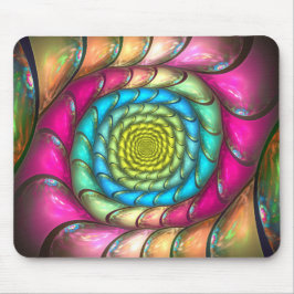 Mousepad Abstrato espiral derretida do partido