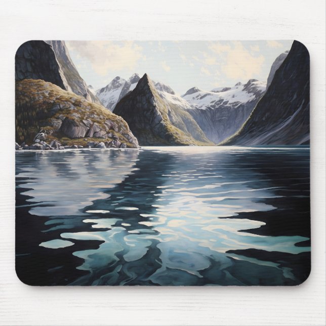 Mousepad Abstrato Fjord (Frente)