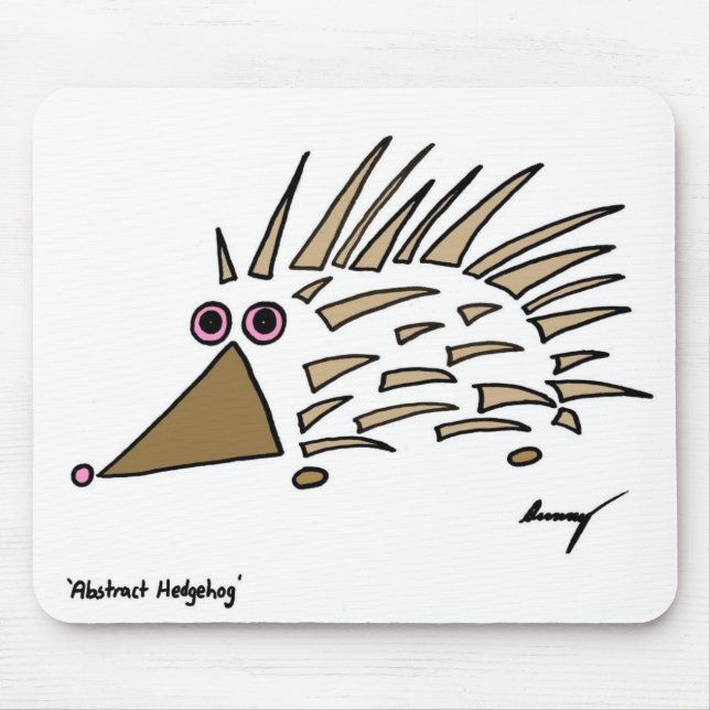 Mousepad abstrato Hedgehog (Frente)