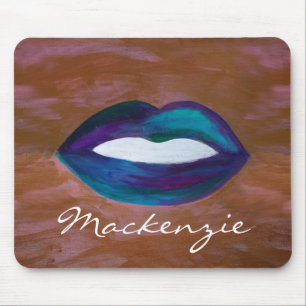 Mousepad Abstrato Lábios de raparigas Kiss XOXO Diva Gla