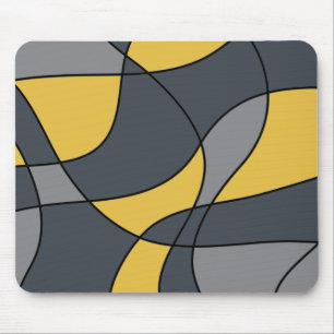 Mousepad Abstrato, moderno, geométrico, padrão de tendên