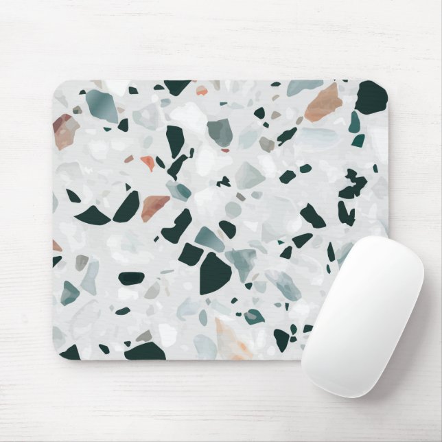 Mousepad Abstrato moderno Terrazzo Pattern (Com mouse)