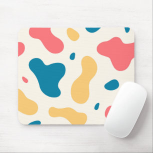 Mousepad Abstrato Multicolor Shapes Art