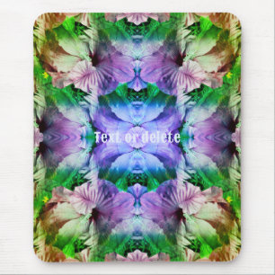 Mousepad Abstrato Multiplicado de Flor de Hibiscus Personal