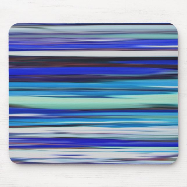 Mousepad Abstrato nº 2: borrão azul (Frente)