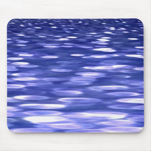 Mousepad Abstrato nº 3: Shimmer azul (Frente)