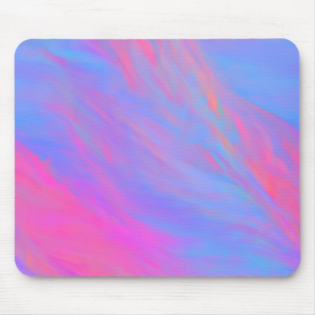 Mousepad Abstrato Neon Ink Flow (Frente)