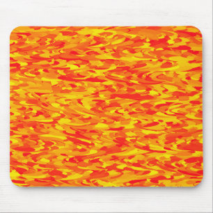 Mousepad Abstrato - Padrão Vermelho Cor - de - laranja Amar