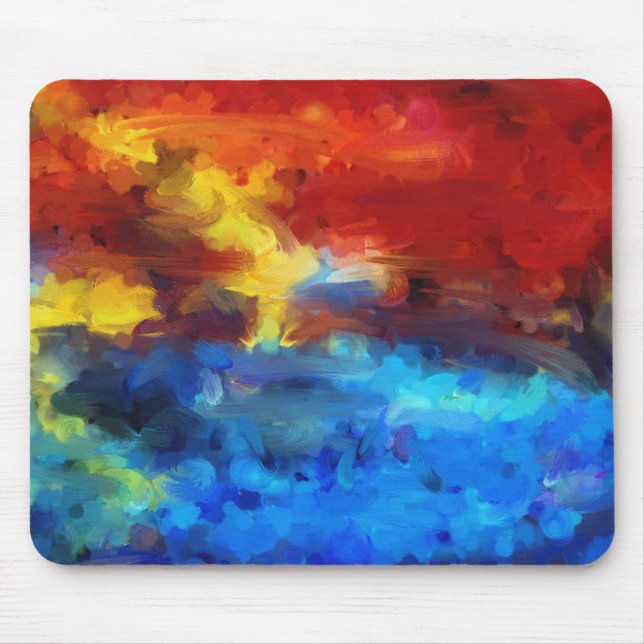 Mousepad abstrato Paisagem (Frente)