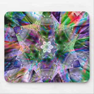 Mousepad Abstrato psicodélico, acrílico ou neon