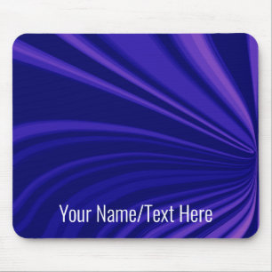 Mousepad Abstrato Purple e White Name Text Modelo