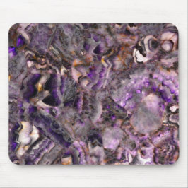 Mousepad Abstrato púrpura Ametist Quartz, granito roxo