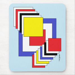 Mousepad Abstrato quadrados