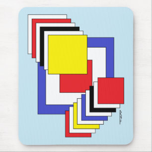 Mousepad Abstrato quadrados