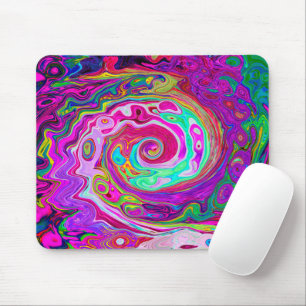 Mousepad Abstrato Retro Magenta - Rodovalho Arco-Íris Magen