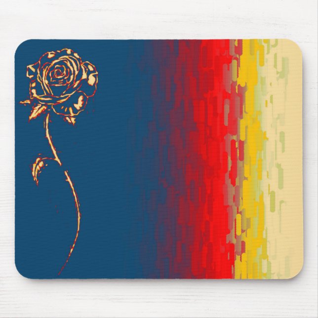 Mousepad abstrato Rosa (Frente)