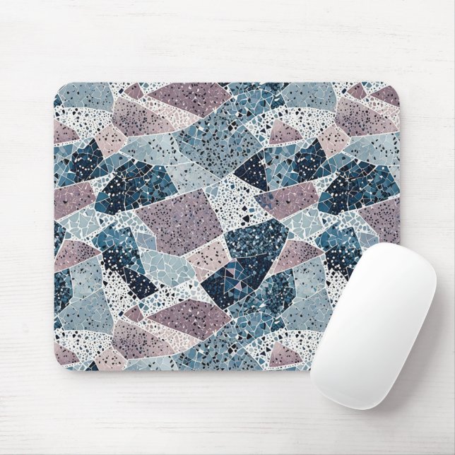 Mousepad Abstrato Terrazzo Design (Com mouse)