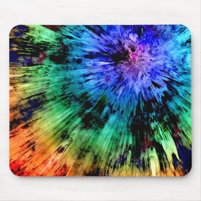 Mousepad Abstrato Tie Dye (Frente)