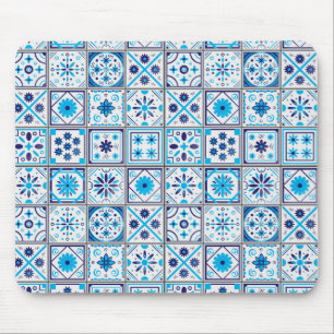 Mousepad Abstrato tradicional Arte Azul
